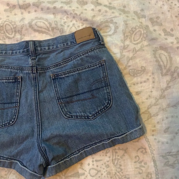 American Eagle Outfitters Shorts American Eagle Mom Short Blue Jean